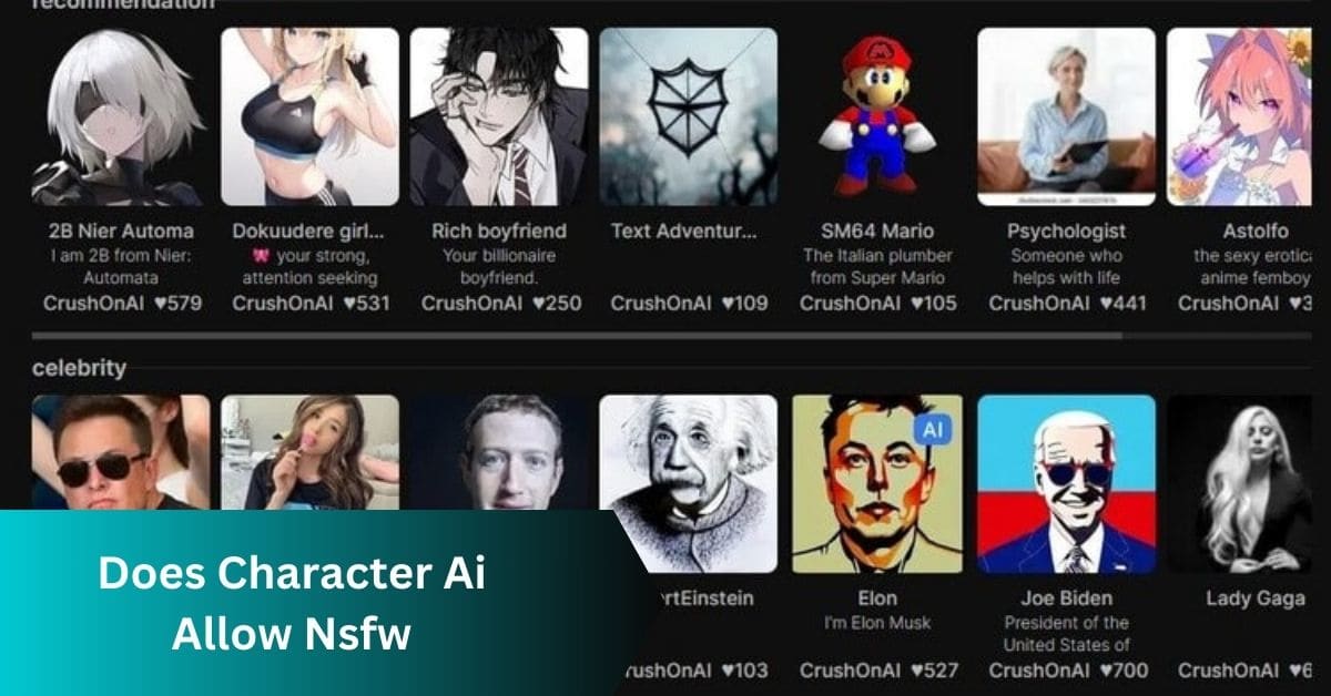 Does Character Ai Allow Nsfw Updated Guide To Follow